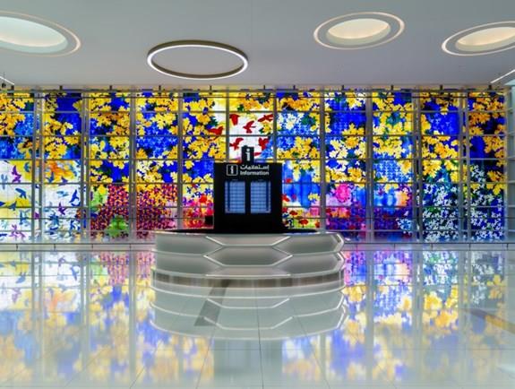 Concordia: Landmark Installation by Sir Brian Clarke at Bahrain International Airport